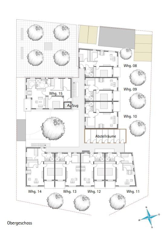 Immobilienangebot - Unterkirnach - Wohnungen - Betreutes Wohnen: 2 Zimmer, Obergeschoss mit Balkon