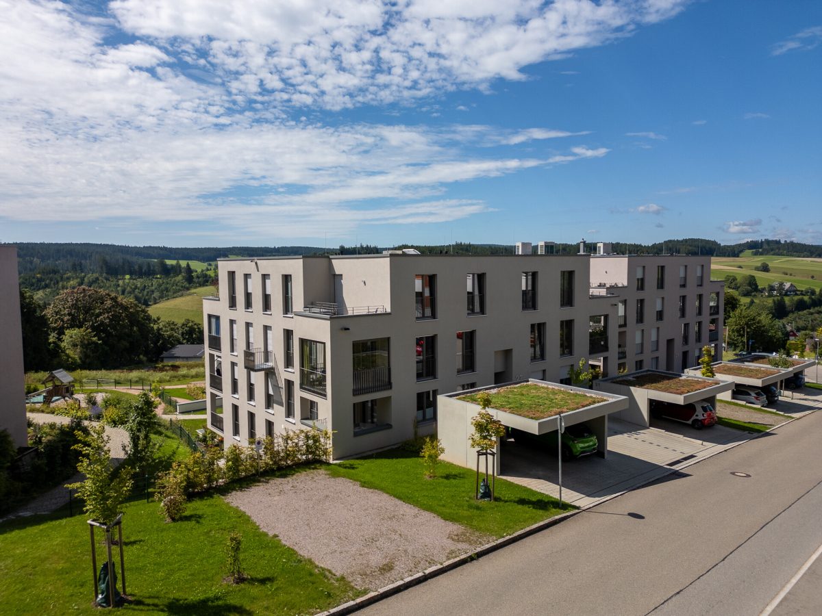Immobilienangebot - Sankt Georgen im Schwarzwald - Wohnungen - Erstbezug: Betreutes Wohnen 3,5 Zimmer - in schöner Wohnlage von St. Georgen i. Schwarzwald