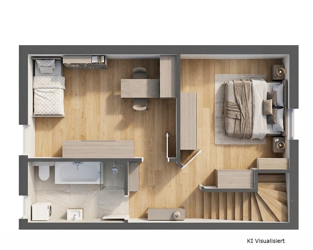 Immobilienangebot - Villingendorf - Wohnungen - Bereits vermietet, sofort Einnahmen sichern – Charmante Maisonettewohnung mit Balkon