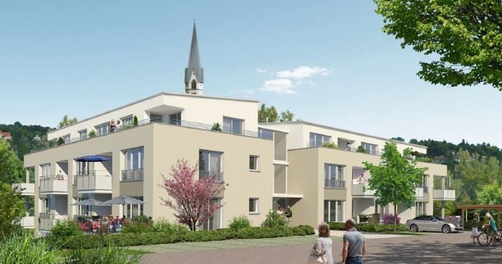 Immobilienangebot - Horb am Neckar / Nordstetten - Wohnungen - Betreuten Wohnen ab 60 Jahren: 2-Zimmer-Komfort-Erdgeschosswohnung in Horb-Nordstetten mit Terrasse