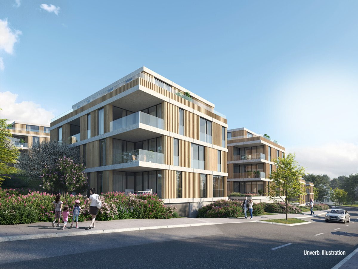 Visualisierung Außenansicht Immobilienangebot - Rottweil - Wohnungen - Ankommen & wohlfühlen: 1-Zimmer-Apartment mit Terrasse & TG auf der Spitalhöhe