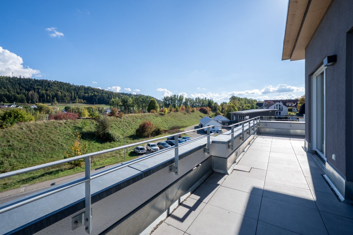 Immobilienangebot - Rottweil-Göllsdorf - Wohnungen - Moderne Neubau-Penthousewohnung mit großer Terrasse in Rottweil-Göllsdorf