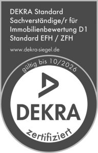 DEKRA Zertifikat Immobilienbewertung Karlsruhe / geprüfter Sachverständiger / S-Immobilienpartner