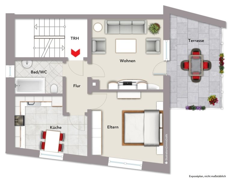 Immobilienangebot - Karlsbad / Langensteinbach - Wohnen & Anlage - Zwei Wohnungen, eine Investition: Vermietetes 2-Familien-Wohnhaus ideal für Kapitalanleger