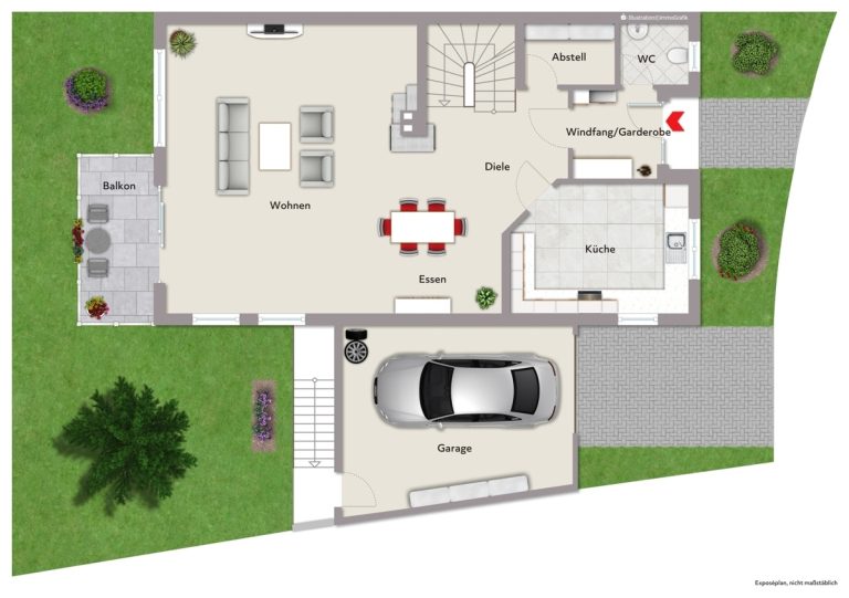 Immobilienangebot - Malsch / Waldprechtsweier - Wohnen & Anlage - Ein Zuhause zum Ankommen – moderne Doppelhaushälfte mit Herz