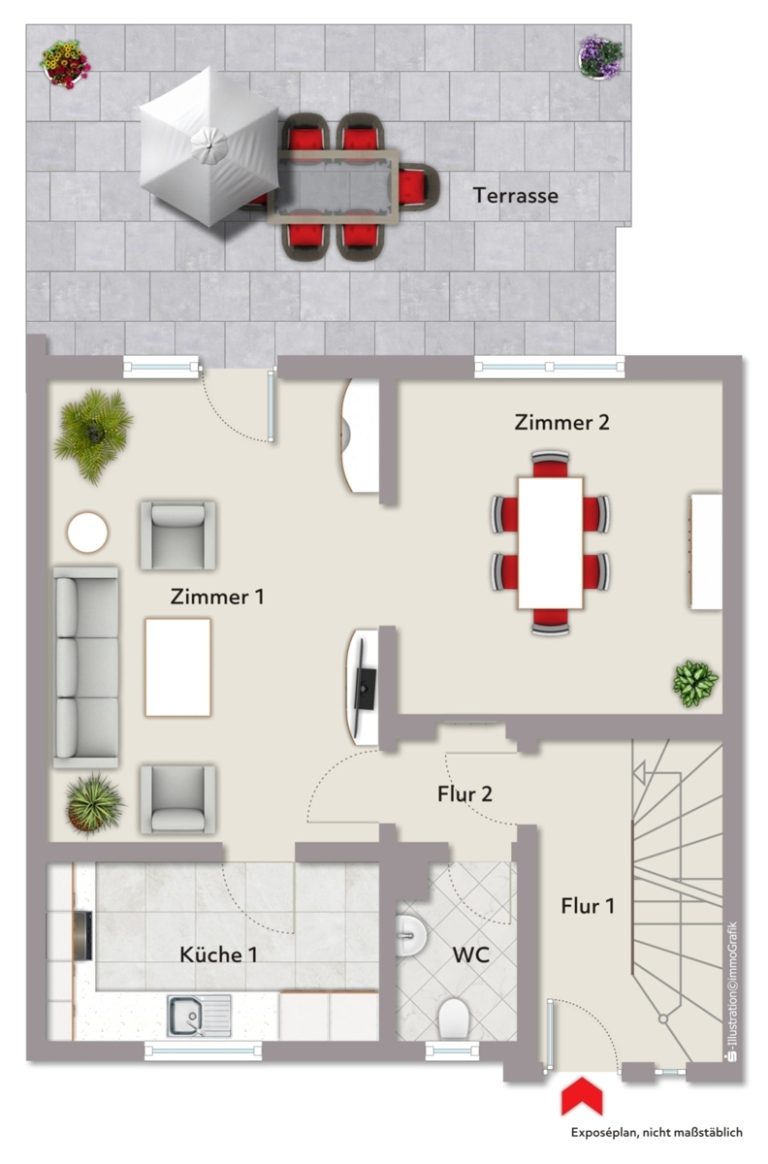 Immobilienangebot - Waldbronn / Reichenbach - Wohnen & Anlage - Wohlfühlen auf mehreren Etagen: Charmantes Einfamilienhaus mit Terrasse, Garten und Garage!