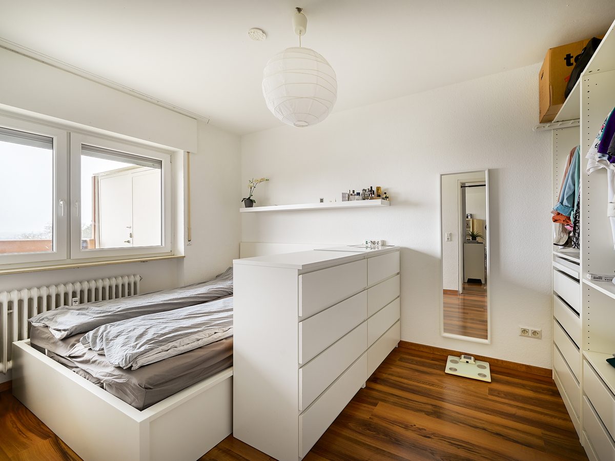 Schlafzimmer Immobilienangebot - Ettlingen - Wohnungen - Gepflegte 2-Zimmer-Eigentumswohnung in gefragter Mieterlage