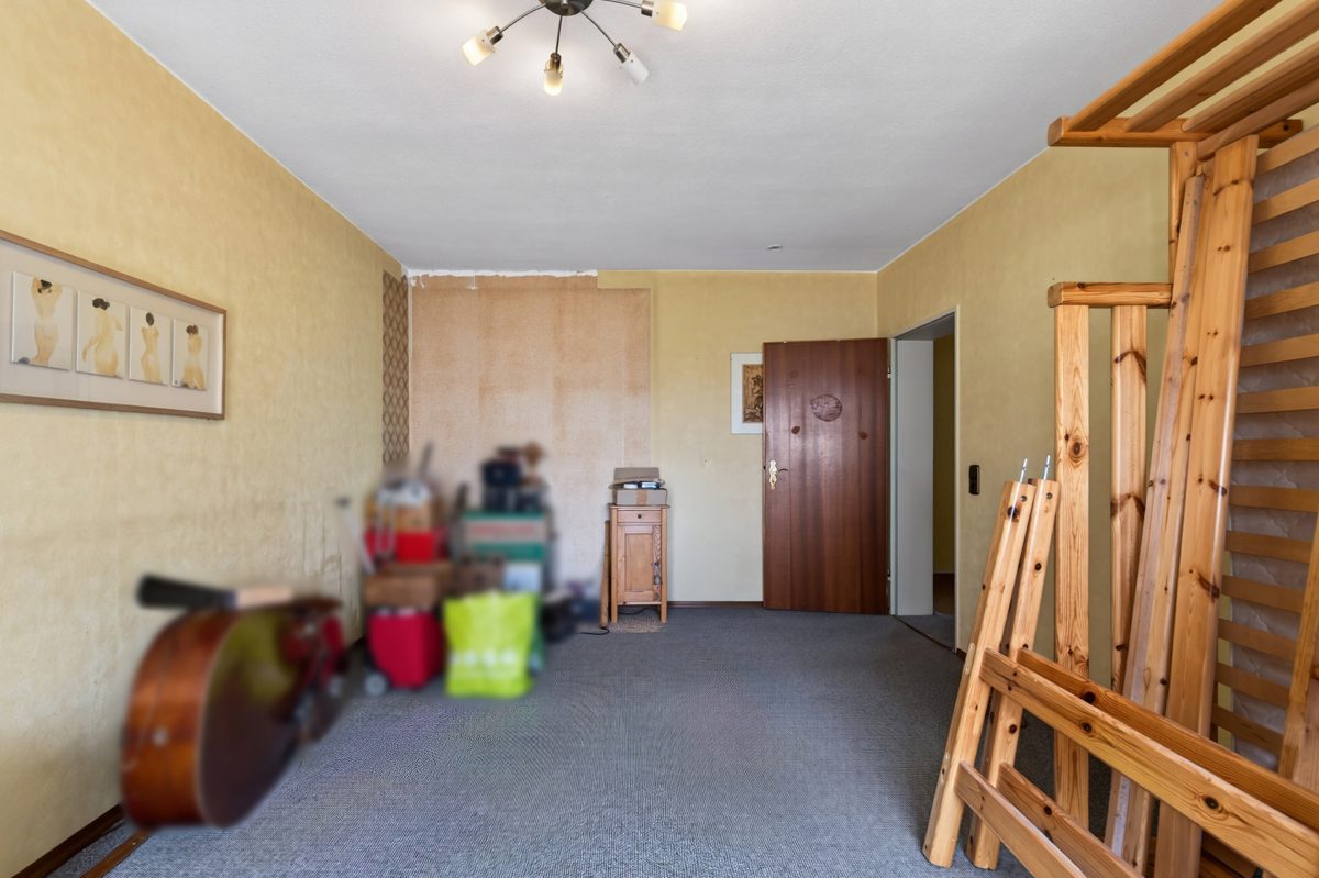 Schlafzimmer Immobilienangebot - Eggenstein-Leopoldshafen / Leopoldshafen - Wohnungen - Flexibel wohnen mit Potenzial: 3,5- oder 4-Zimmer-Eigentumswohnung, entscheiden Sie selbst!