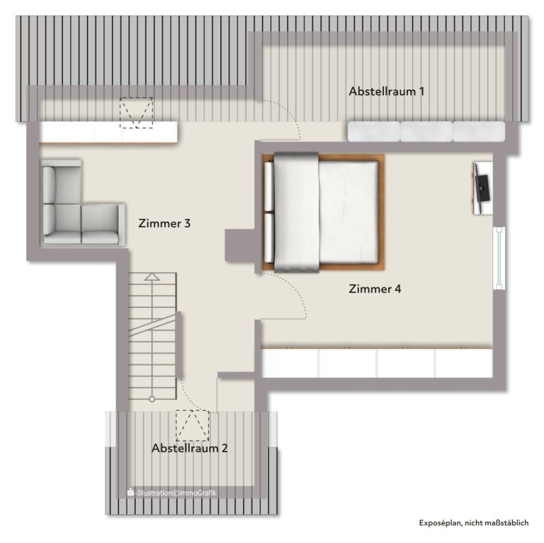 Immobilienangebot - Graben-Neudorf / Graben - Wohnen & Anlage - Provisionsfrei: Rohdiamant mit großem Grundstück, Scheune & sicherer Miete durch Gemeinde