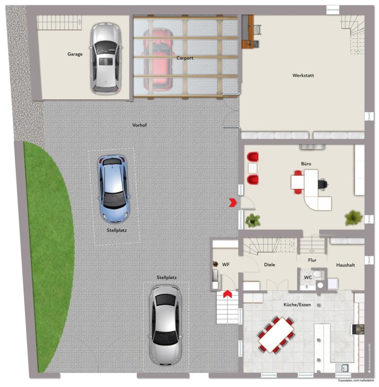 Immobilienangebot - Malsch - Wohnen & Anlage - Platz für Ihr Unternehmen und Ihre Familie – Vielseitiges Anwesen mit Werkstatt und Garage
