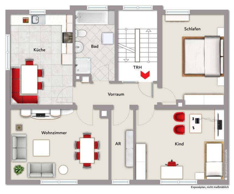 Immobilienangebot - Malsch - Wohnungen - Gestalten Sie Ihr Traumzuhause: 3-Zimmer-Wohnung in kleiner Einheit