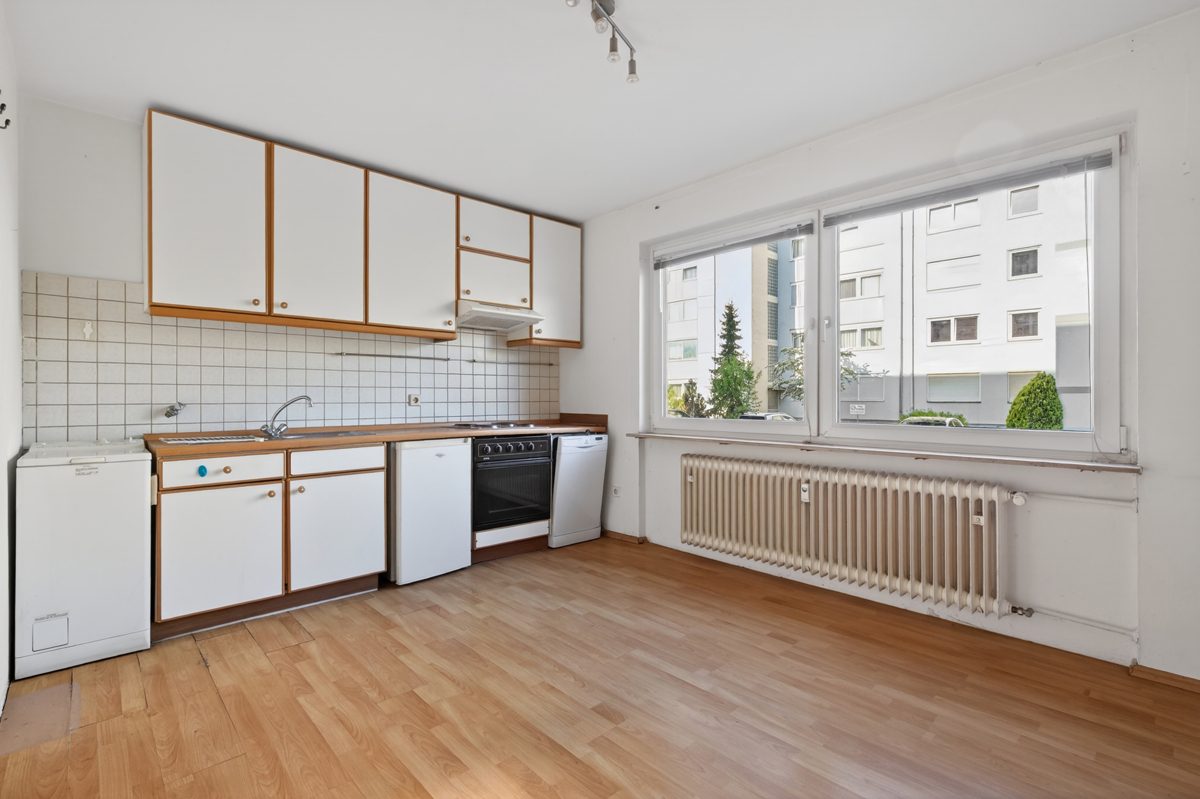 Immobilienangebot - Oberhausen-Rheinhausen - Wohnungen - Kompakte 1-Zimmer-Wohnung mit Außenstellplatz und Gestaltungspotenzial