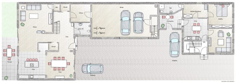 Immobilienangebot - Linkenheim-Hochstetten / Hochstetten - Wohnen & Anlage - Projektimmobilie mit Zukunft: Entkerntes Einfamilienhaus mit großem Grundstück und Bauvoranfrage!