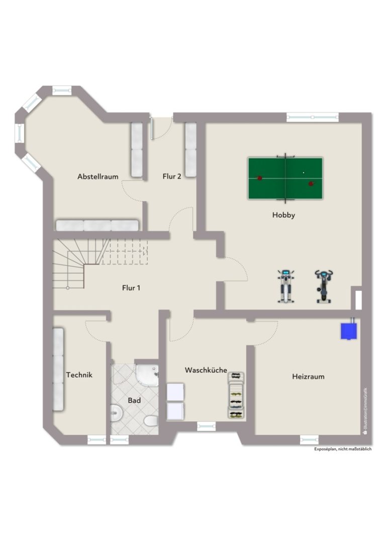 Immobilienangebot - Oberhausen-Rheinhausen / Oberhausen - Wohnen & Anlage - Familientraum mit großem Garten - viel Platz für Ihre Kinder & Ihre Ideen