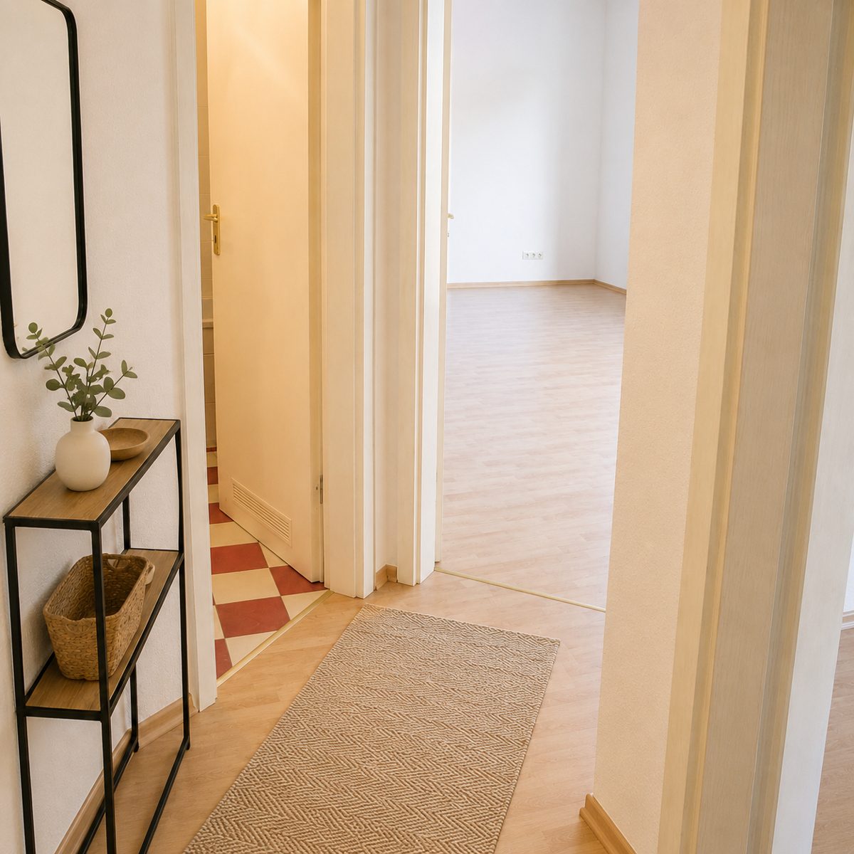 Immobilienangebot - Karlsruhe / Oberreut - Wohnungen - Vermietete 2-Zimmer-Erdgeschosswohnung mit Terrasse und Tiefgaragenstellplatz in Karlsruhe-Oberreut