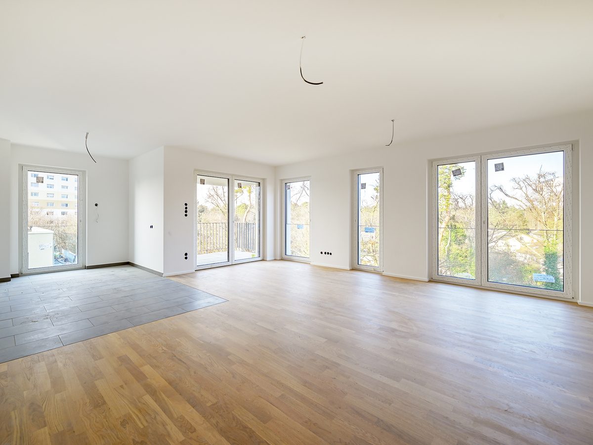 Immobilienangebot - Karlsruhe / Waldstadt - Wohnungen - Ansprechende Neubau-3-Zimmer-Wohnung mit Loggia in der schönen Waldstadt
