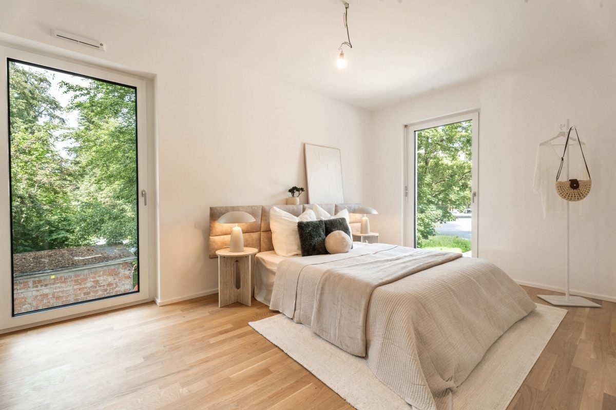 Immobilienangebot - Karlsruhe / Waldstadt - Wohnungen - Ansprechende Neubau-3-Zimmer-Wohnung mit Loggia in der schönen Waldstadt