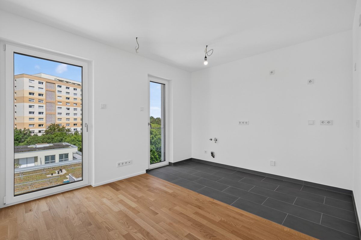 Esszimmer Küche Immobilienangebot - Karlsruhe / Waldstadt - Wohnungen - Wohnen ganz oben! Bezugsfreie 2-Zimmer-Neubauwohnung mit Ausblick