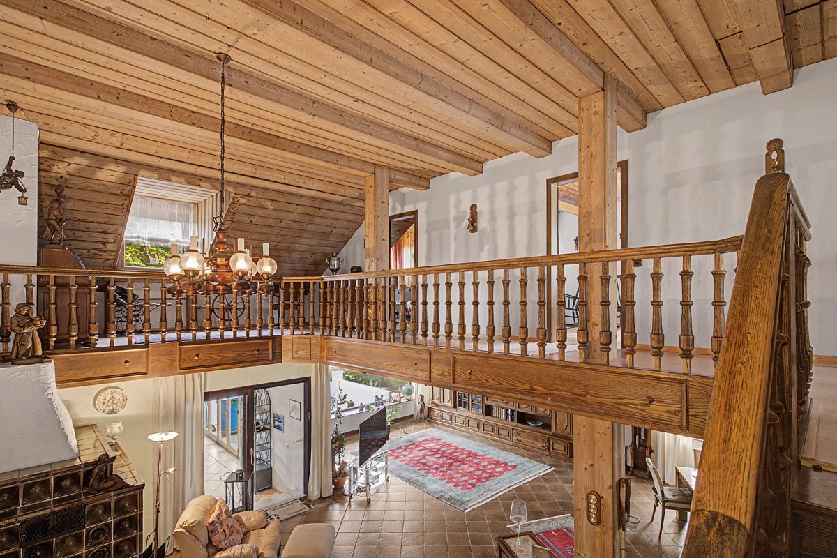 Galerie im Dachgeschoss Immobilienangebot - Philippsburg - Wohnen & Anlage - Charmantes Familienhaus mit Garten, Kaminzimmer und viel Platz zum Wohlfühlen