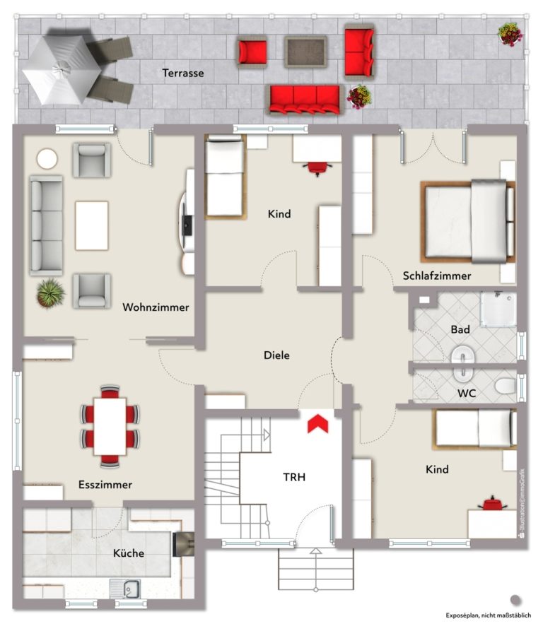 Immobilienangebot - Oberhausen-Rheinhausen / Rheinhausen - Wohnen & Anlage - Ein Haus, viele Möglichkeiten – wohnen, vermieten oder beides verbinden