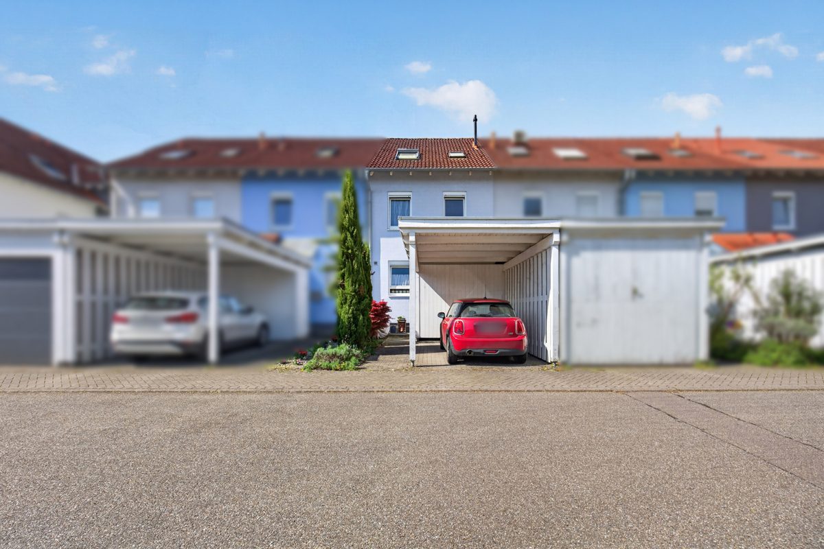 Frontansicht Immobilienangebot - Durmersheim - Wohnen & Anlage - Attraktives Reihenmittelhaus mit optimaler Raumaufteilung und guter Infrastruktur!