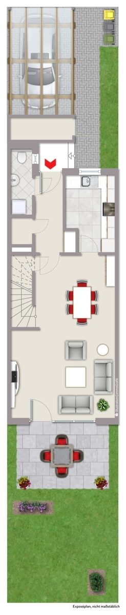 Immobilienangebot - Durmersheim - Wohnen & Anlage - Attraktives Reihenmittelhaus mit optimaler Raumaufteilung und guter Infrastruktur!