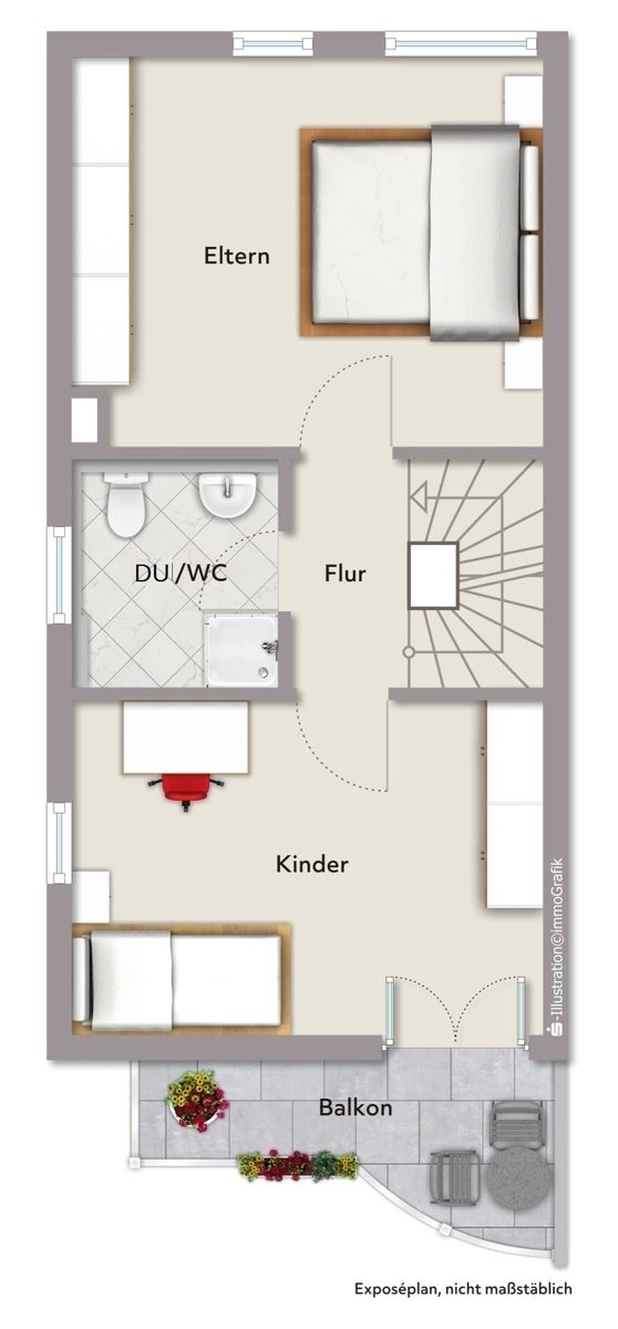 Immobilienangebot - Ettlingen - Wohnen & Anlage - Top-Lage an der Alb: Gepflegte Doppelhaushälfte mit viel Platz für die Familie