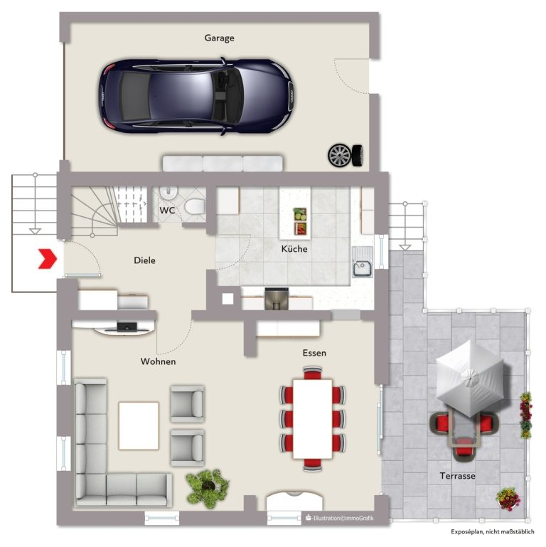 Immobilienangebot - Waldbronn / Busenbach - Wohnen & Anlage - Seltene Gelegenheit! Interessantes Einfamilienhaus mit Garten in Waldbronn