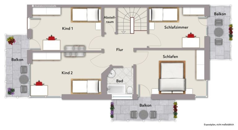 Immobilienangebot - Karlsruhe / Knielingen - Wohnen & Anlage - Hell, modern, familienfreundlich – Doppelhaushälfte mit Wärmepumpe und Fußbodenheizung