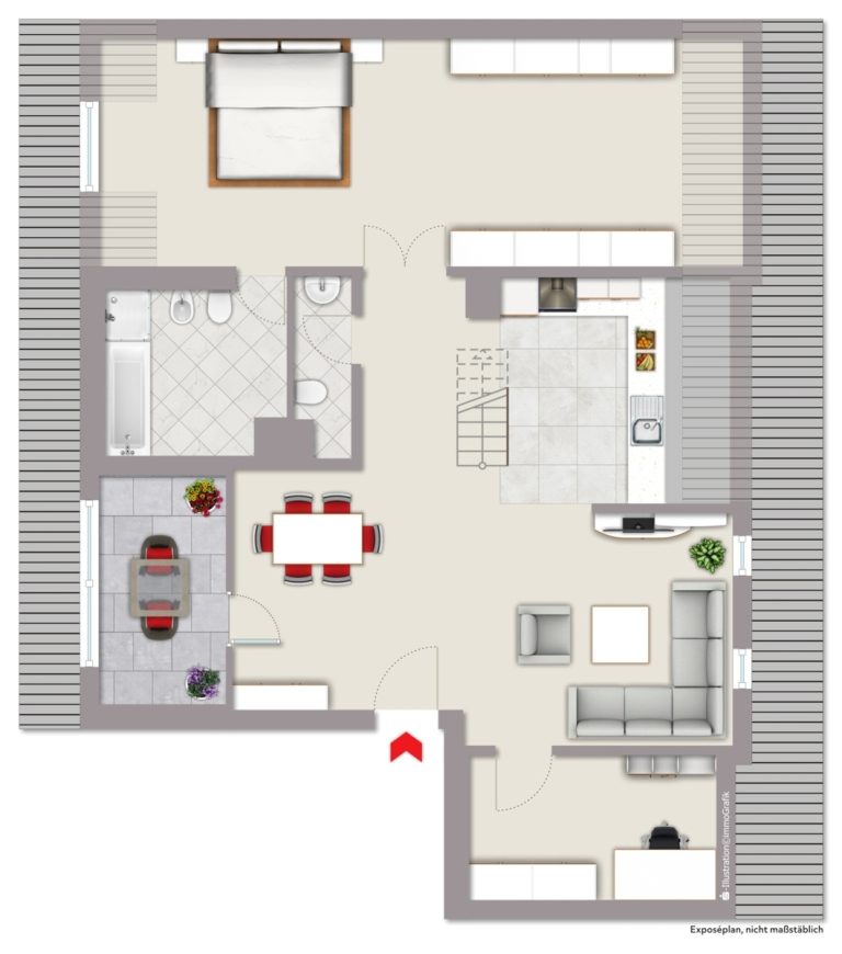 Immobilienangebot - Karlsruhe / Südweststadt - Wohnungen - Großzügige Stadtwohnung in Bestlage der Südweststadt mit Loggia & ausgebautem Spitzboden!