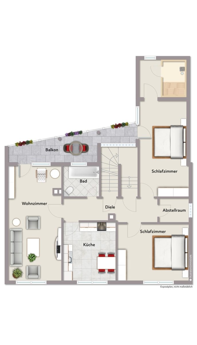 Immobilienangebot - Waghäusel / Kirrlach - Wohnen & Anlage - Ein Anwesen mit Raum für Ideen – Einfamilienhaus mit Anbau, Nebengebäude und Garten in Waghäusel-Kirrlach