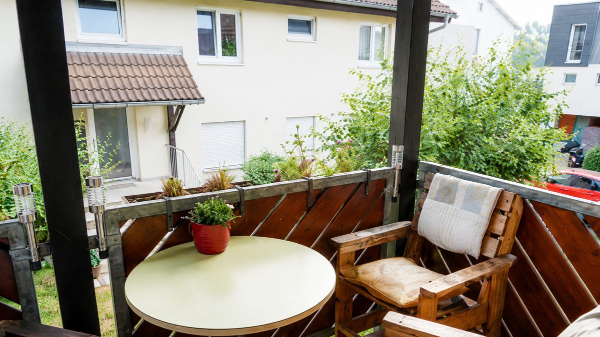 Balkon Immobilienangebot - Pfinztal / Berghausen - Wohnungen - Gepflegte 2-Zimmer-Wohnung mit zwei Balkonen – zuverlässig vermietet