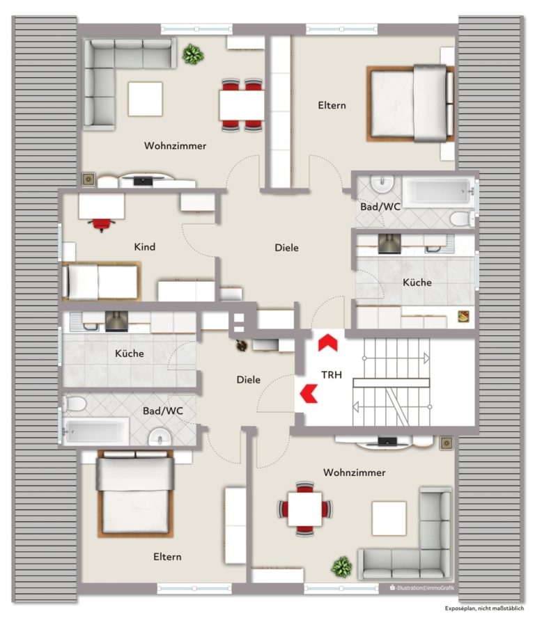 Immobilienangebot - Karlsruhe / Wolfartsweier - Wohnen & Anlage - Fünf Einheiten, verlässliche Mietverhältnisse und Potenzial für die Zukunft