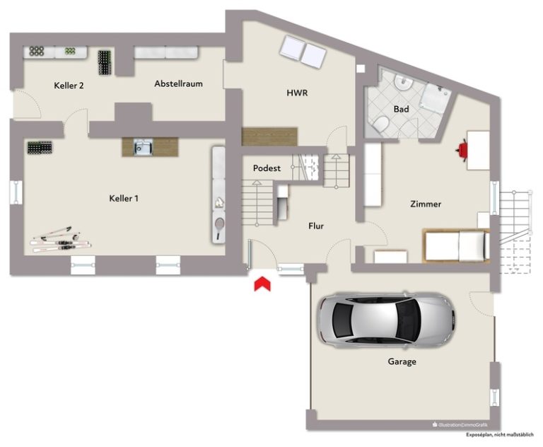 Immobilienangebot - Karlsbad / Mutschelbach - Wohnen & Anlage - Einziehen und wohlfühlen – Charmantes Einfamilienhaus mit Garage und Stellplatz