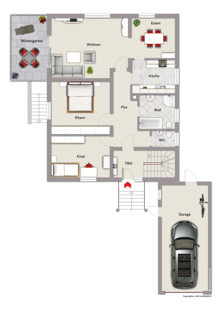 Immobilienangebot - Stutensee / Friedrichstal - Wohnen & Anlage - Einziehen und wohlfühlen - Freistehendes Einfamilienhaus mit Wärmepumpe!
