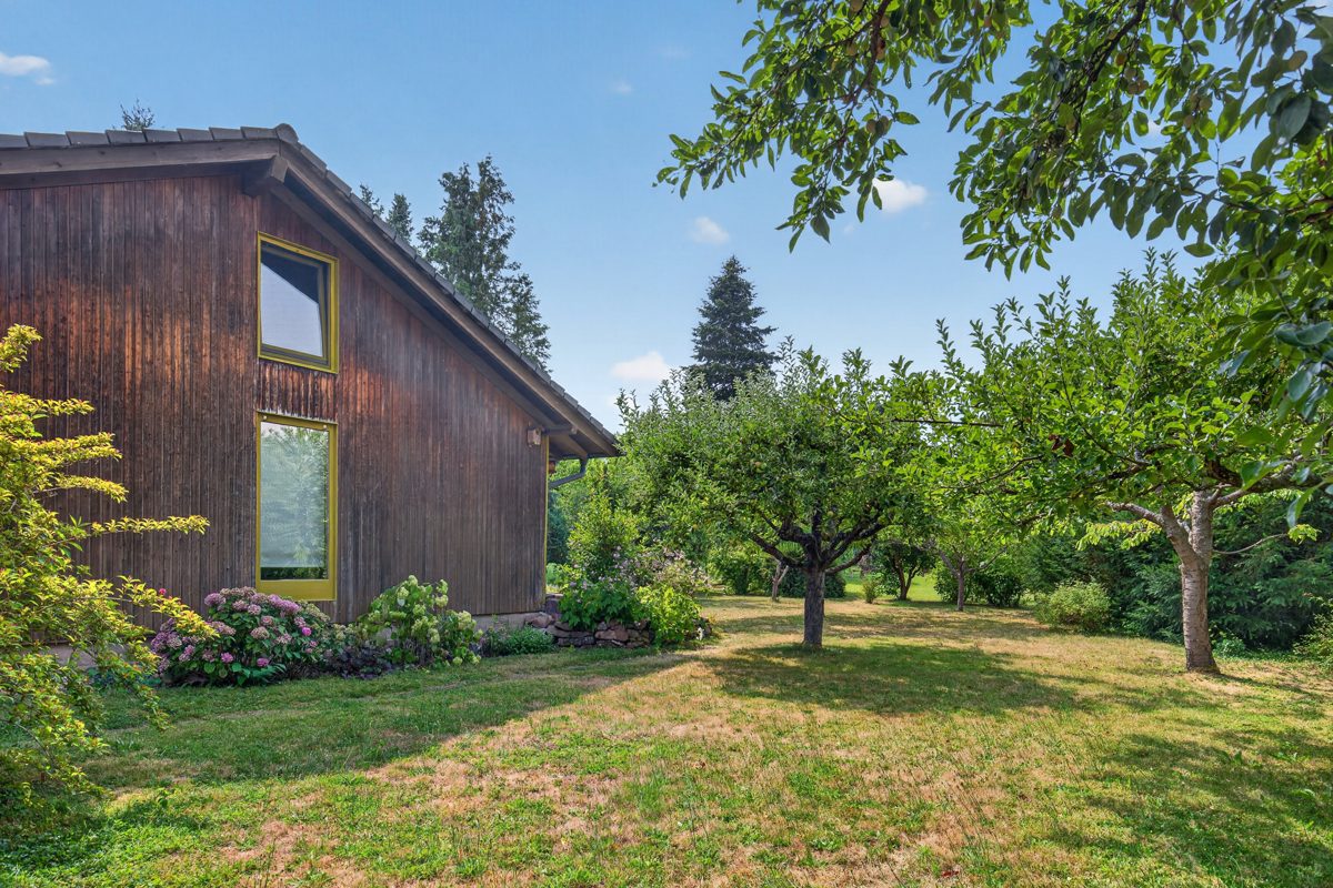 Gartenansicht Immobilienangebot - Karlsruhe / Durlach-Aue - Wohnen & Anlage - Zwei Häuser auf einem Grundstück im Herzen von Aue – Sale & Lease Back