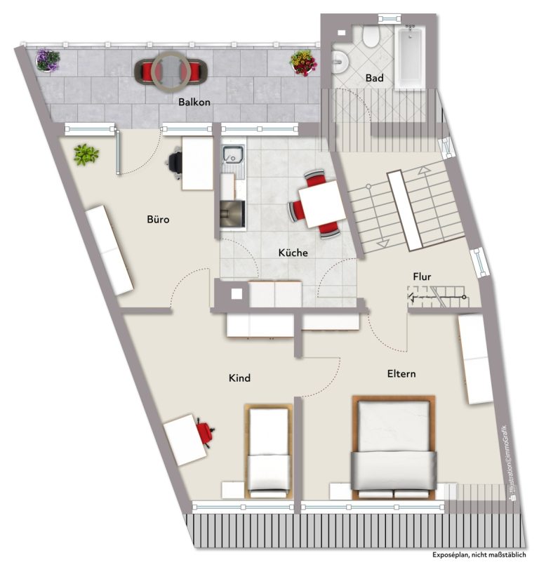 Immobilienangebot - Karlsruhe / Durlach-Aue - Wohnen & Anlage - Zwei Häuser auf einem Grundstück im Herzen von Aue – Sale & Lease Back