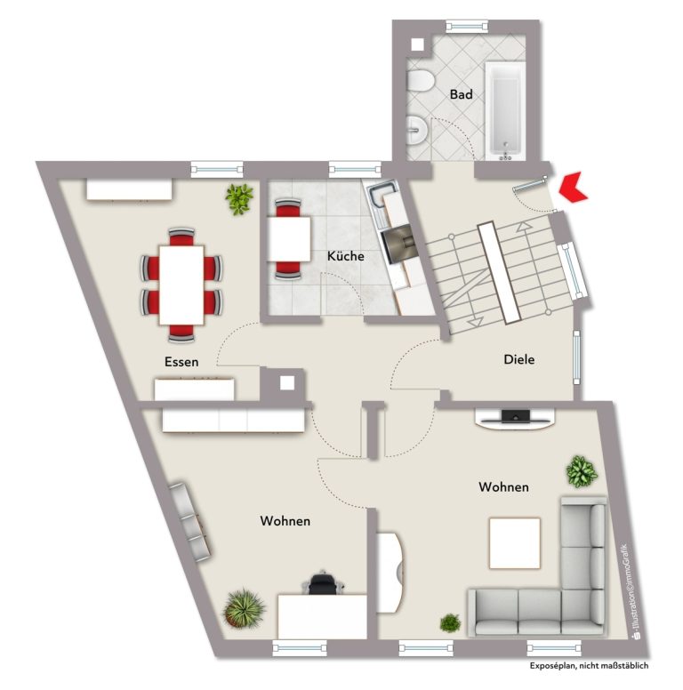 Immobilienangebot - Karlsruhe / Durlach-Aue - Wohnen & Anlage - Zwei Häuser auf einem Grundstück im Herzen von Aue – Sale & Lease Back