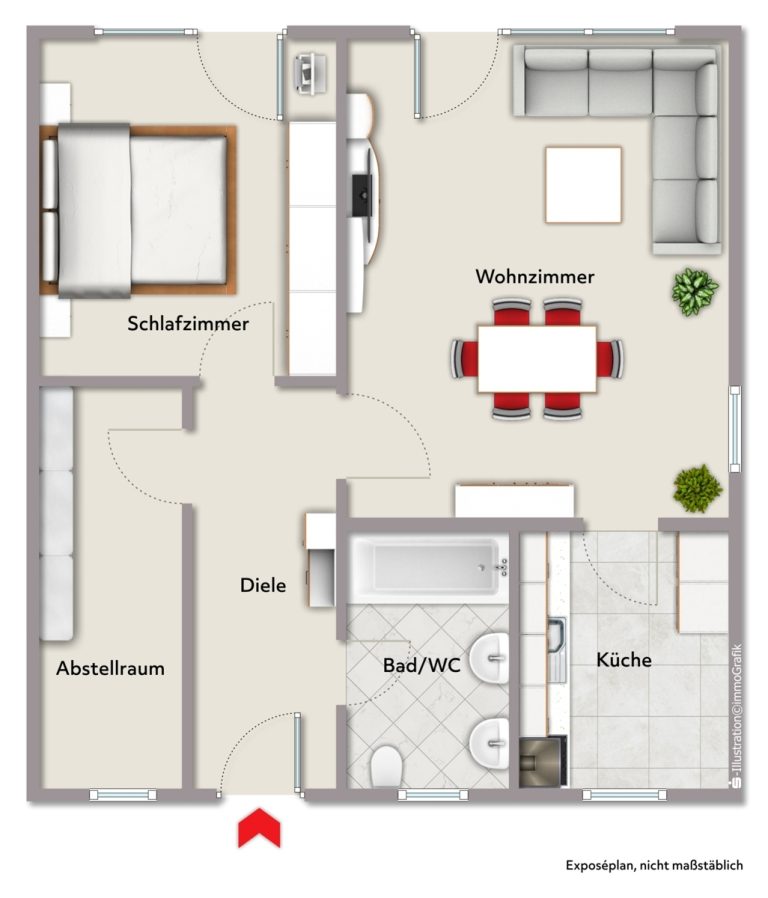 Immobilienangebot - Karlsruhe / Durlach-Aue - Wohnen & Anlage - Zwei Häuser auf einem Grundstück im Herzen von Aue – Sale & Lease Back