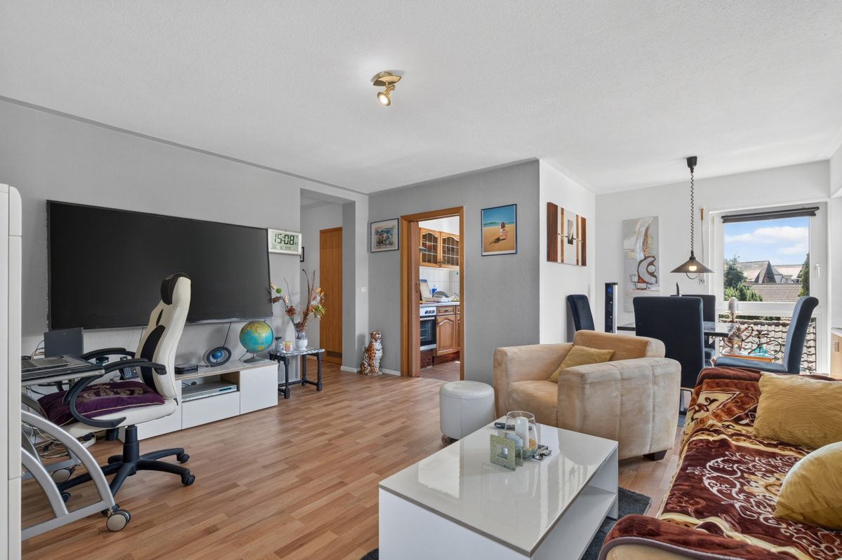 Immobilienangebot - Rastatt-Niederbühl - Wohnungen - Sichere Kapitalanlage: Vermietete 2-Zimmer-Wohnung mit Balkon