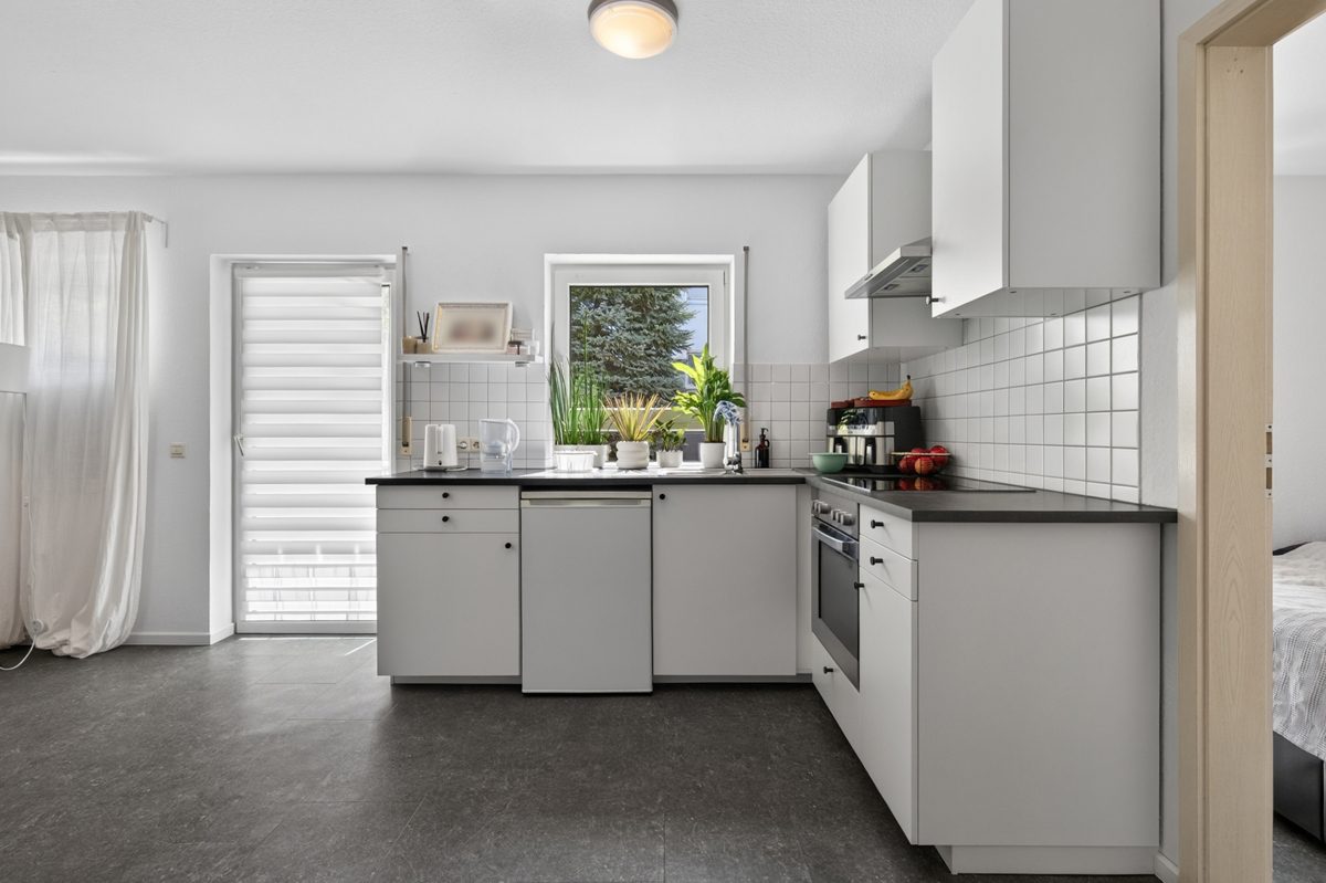 Küche Immobilienangebot - Pfinztal / Wöschbach - Wohnungen - Attraktive Kapitalanlage: 2- Zimmer-Wohnung mit Balkon und Stellplatz