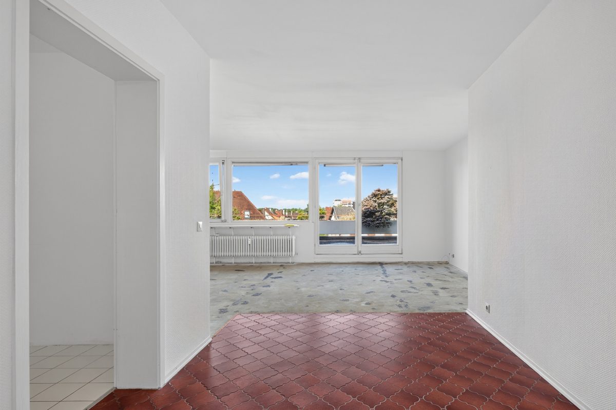 Immobilienangebot - Karlsruhe / Grötzingen - Wohnungen - Wohnen mit Ausblick! Interessante 3-Zimmer-Wohnung mit großer Terrasse