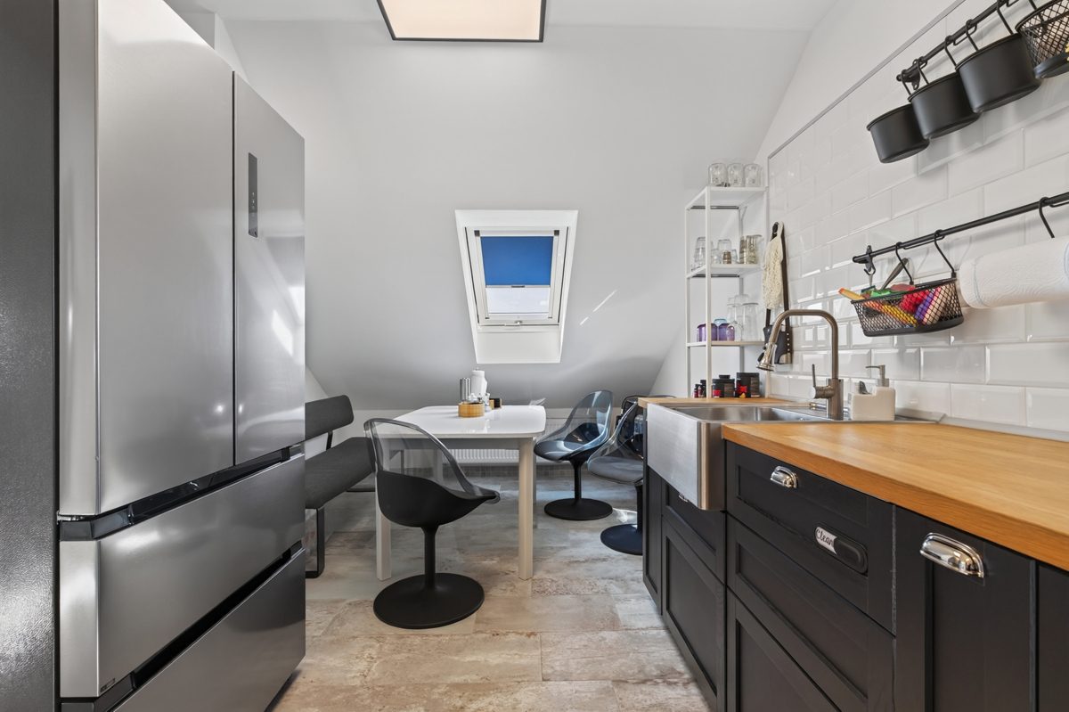 Küche Immobilienangebot - Stutensee / Staffort - Wohnungen - Attraktive 3-Zimmer-Wohnung nach Sanierung - selbst einziehen oder clever investieren!