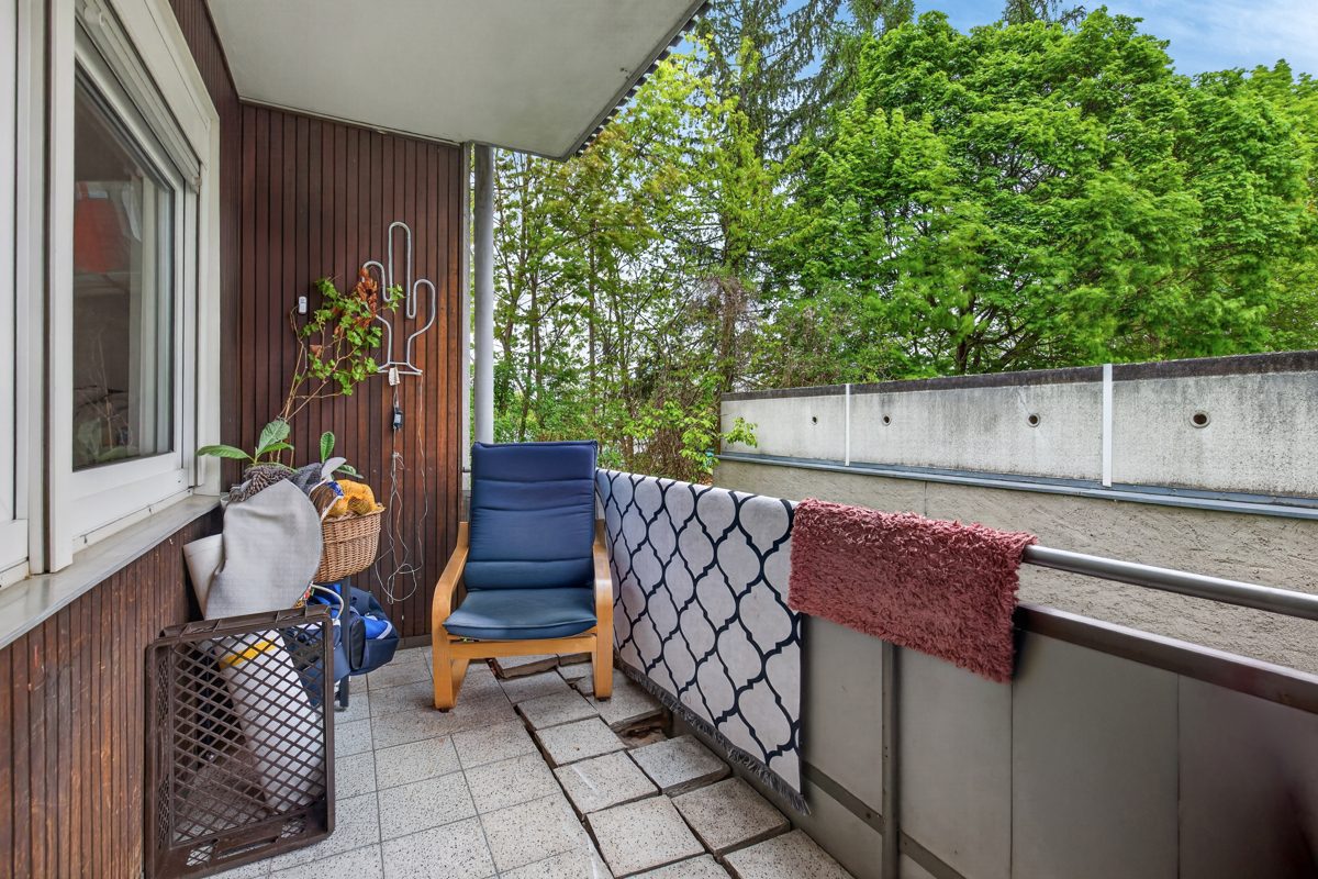 Immobilienangebot - Linkenheim-Hochstetten / Linkenheim - Wohnungen - Vermietete, sanierte Hochparterrewohnung mit Balkon – attraktive Kapitalanlage
