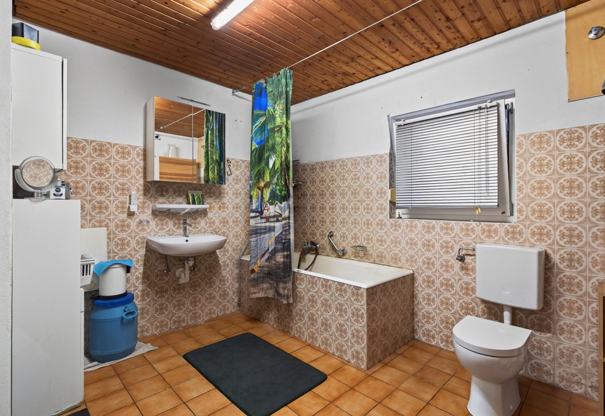 Immobilienangebot - Dettenheim / Liedolsheim - Wohnen & Anlage - Wohnen, Vermieten, Weiterentwickeln - Zweifamilienhaus mit geschütztem Innenhof und Nebengebäuden