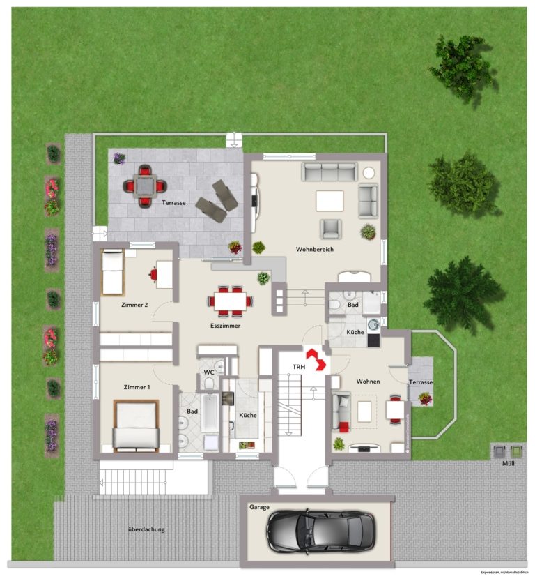 Immobilienangebot - Karlsruhe / Waldstadt - Wohnen & Anlage - Wohnen, Vermieten, Kombinieren: Vielseitiges Mehrfamilienhaus auf großzügigem Grundstück!