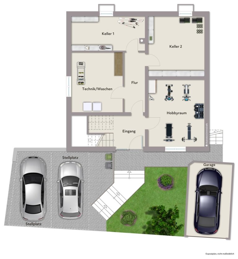 Immobilienangebot - Pfinztal / Söllingen - Wohnen & Anlage - Modern. Großzügig. Vielseitig. - Attraktives Einfamilienhaus mit großem Garten und Ausbaupotenzial!
