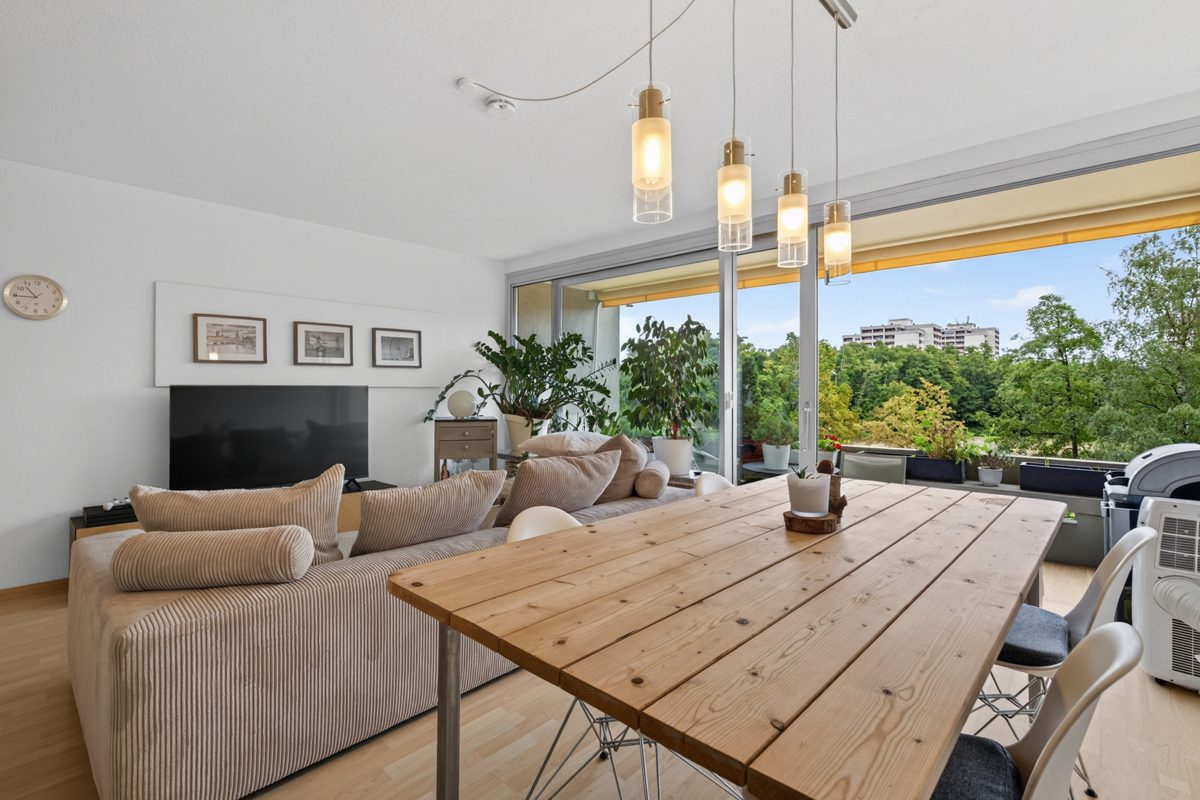 Immobilienangebot - Karlsruhe / Rüppurr - Wohnungen - Helle 3-Zimmer-Maisonette mit zwei Balkonen und Tiefgaragenstellplatz - vermietet und provisionsfrei