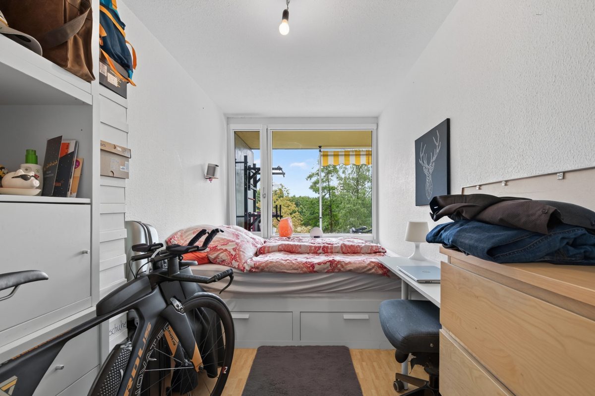 Immobilienangebot - Karlsruhe / Rüppurr - Wohnungen - Helle 3-Zimmer-Maisonette mit zwei Balkonen und Tiefgaragenstellplatz - vermietet und provisionsfrei