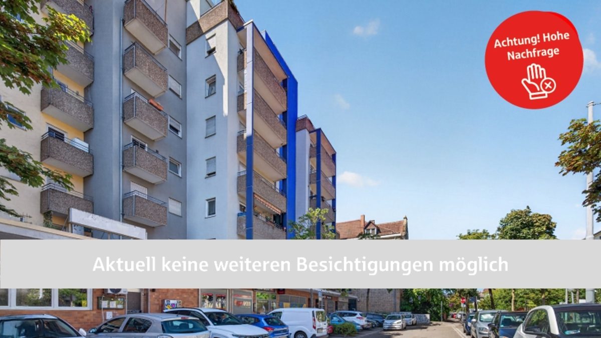 Immobilienangebot - Karlsruhe - Wohnungen - Zentral wohnen in Karlsruhe: 2-Zimmer-Wohnung mit Balkon und Potenzial